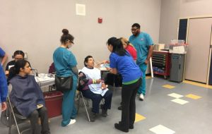 ACC-OC Dental Assisting Students Get 'Two Thumbs Up' at Lestonnac Free Clinic Gallery