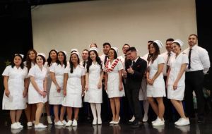 Over 20 ACC-Los Angeles ADN Graduates Receive Nursing Pin at Ceremony in May Gallery